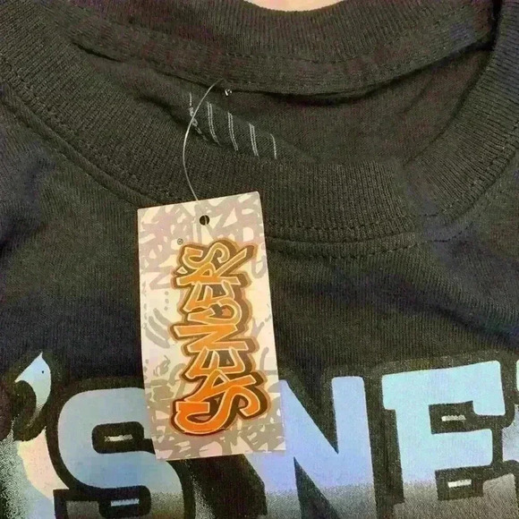 Four Eyes Neko men’s shirt sz L anime graphic tee streetwear halloween casual - Picture 6 of 7